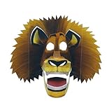 Madagascar Cardboard Masks 4 Count