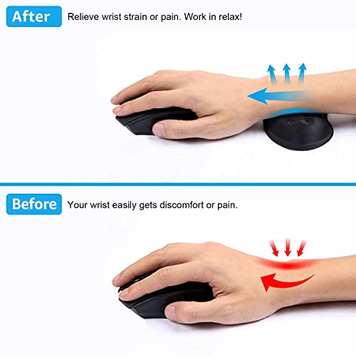 Vankey Mouse Wrist Rest, Soft Memory Foam Wrist Support for Mouse, Non