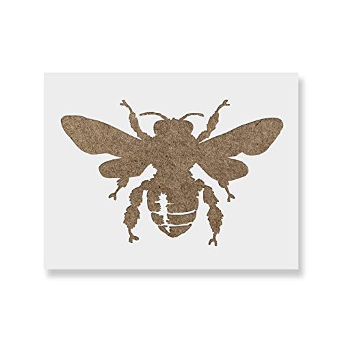 Bee Stencil Template - Reusable Stencil with Multiple Sizes Available