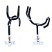 Amarine Made Sure Grip Steel 20 Degree Angle Rod Holder with Mounting Base, Metric M10x1.5 Thread Coated Steel Rod-PVC Dipped Fishing Pole Holders for Boat (2Pcs)