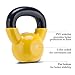 ZELUS Cast Iron Vinyl Coated Kettlebell for Women/Men Workout (8)