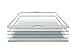 ZAGG InvisibleShield Glass Luxe, HD Clarity + Reinforced Screen Protection for Apple iPhone 6 / iPhone 6S - Screen - Retail Packaging - Titanium