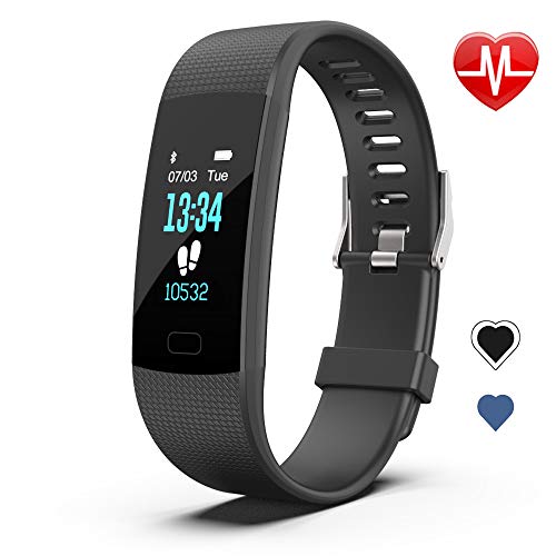 JCZWL Fitness Tracker HR, Activity Tracker Watch with Step Counter, Heart Rate Monitor with Waterpro JCZWL Fitness Tracker HR, Activity Tracker Watch with Step Counter, Heart Rate Monitor with Waterpro