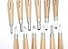 Sac Awa Wood Carving Tools Set. SK7 Carbon Steel Ergonomic 12 Piece Carving Tool Kit. Includes 1300+ Downloadable Carving Patterns.