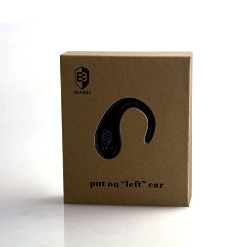 image for BASN Wireless Headphones Mini Bluetooth Headset with Microphone Hands 