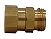 Dramm Brass Hose Swivel to Freely Move Hose and Wand Independently, No Kinking or Fighting with Hose, Brass