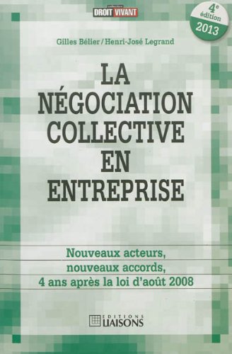 La  négociation collective en entreprise
