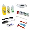 24 Kits – Large Bulk Case of Wholesale PREMIUM Adult Airbnb Toiletries & Hygiene Kits for Women, Men, Travel, Charity