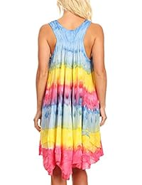 Sakkas Artemi vestido sin mangas sin mangas, informal, corto, sin mangas, para dama