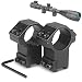 Modkin 1'' Dovetail Scope Rings, High Profile Scope Mount for 11mm Dovetail Rails -2 Pieces (One has Stop pin) primary