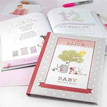 personalised baby record book