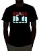 Emazing Lights DJ Sound Activated Light Up Rave Shirt Dj Arms Wide(Medium)