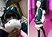 ROLECOS Chiaki Nanami Backpack Nanami ChiaKi Pink Cat Bag Anime Cosplay MJ08A