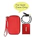 Hard Travel Case Replacement for Samsung T3 T5 Portable 250GB 500GB 1TB 2TB SSD USB 3.0 External Solid State Drives by co2CREA (Red Case)