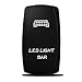 MICTUNING Green ON-Off Rocker Switch w/Jumper Wire 5Pin 20 Amp 12 Volt LED Lights - LED Light BAR