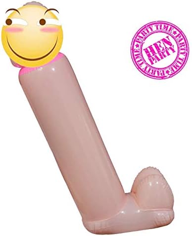 QULiTAN Hen Party Blow up Inflatable Balloon Bachelorette Party Inflatable Balloon Large Hen Party Novelty Gag Toy, 90CM