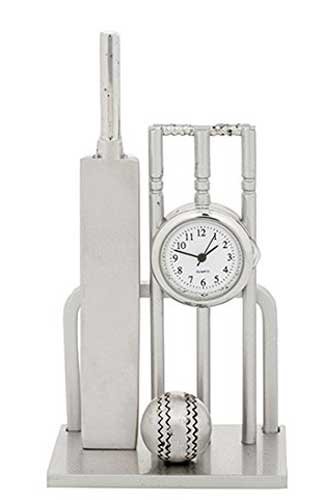 The Album Shop Techno Clock Cricket Bat