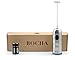 BOCHA Two Speed Stainless Steel Electric Milk Frother with 2 AA Batteries