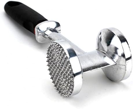 Stainless Steel Metal Meat Tenderizer Tool, Knuckles Meat Pounder Roller Hammer
