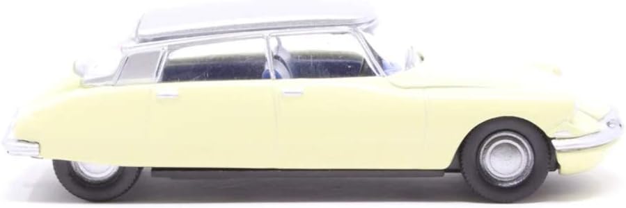 Oxford Diecast 1:76 Citroen DS19 Jonquil Yellow/Silver Collectable model 76CDS006, Medium - Image 4