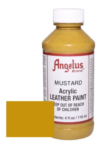Angelus Acrylic Leather Paint-4oz.-Mustard