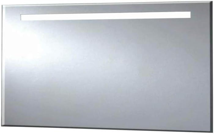 Designer LED Strip Bathroom Mirrors Infrared Sensor, Heat Demist & Shaver Socket - 1200mm(W) x 600mm(H)