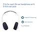 Bingle Super Stretch Headphone Covers Germproof Deodorizing Sweat Absorption and Washable Ear Cover for Most On Ear Headphones with 5~8cm Earpads (HC-M9B)