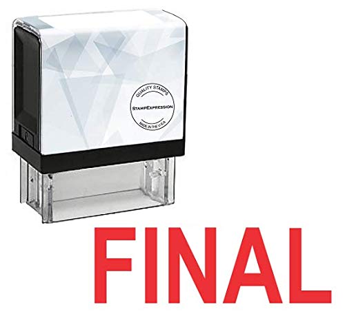 StampExpression - Final Office Self Inking Rubber Stamp - Red Ink (A-5300) - Thumbnail 2