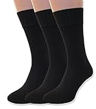 PETANI Mens Socks - 3 pack Premium European Dress Cotton Socks Men Black