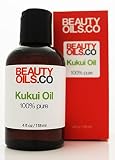 BEAUTYOILS.CO Kukui Oil - 100% Pure (4 fl oz)
