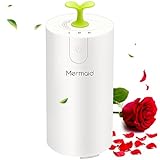 MMlove Pure Essential Oil Nebulizer Diffuser Portable Waterless Ultrasonic Atomizer-Air Humidifier Diffuser in USB for Home Car Office Spa(White)