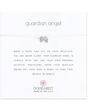 Angel Wings Guardian Angel Wings Silk Thread Necklace, 16