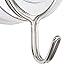 ShineMe Premium ABS Suction Cup Hook with Plating Vacuum Traceless Hooks for Smooth Wall Shower Kitchen Window Bathroom Hook Bag Coats Towels Caps Holder (2pcs)