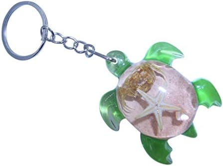 DesignedDazzleTortoise Sea Turtle Pendant Key Chain for Purse or Handbag or Cell Phone Pendant Charm