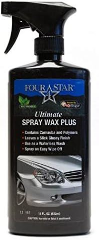Four Star Ultimate Spray Wax Plus, Eco Friendly Car Wax & Made in the U.S.A. 18 oz.