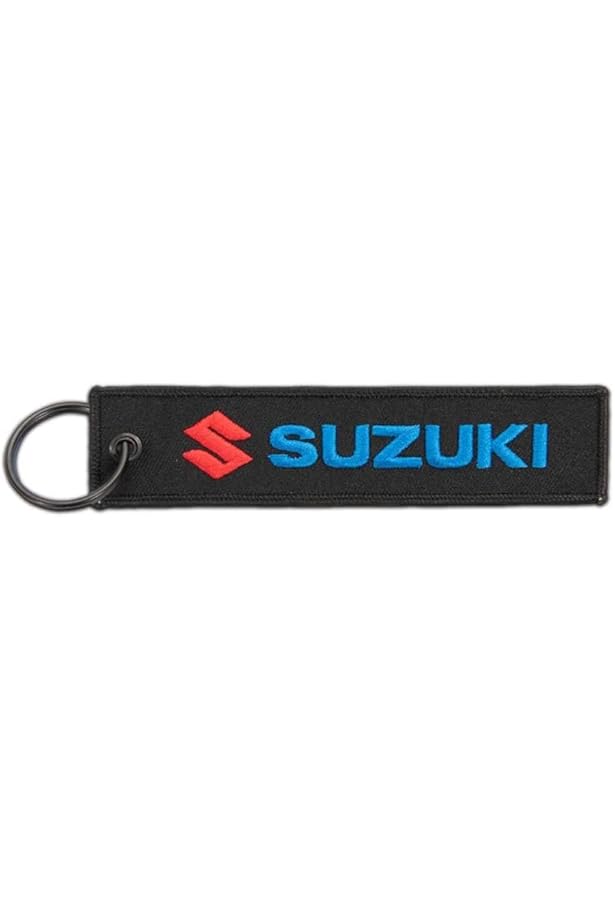 小物・アクセサリー SK Amazon.com: NEW GENUINE OEM SUZUKI LOGO WOVEN KEY CHAIN WHITE