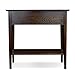 Teegan Solid Wood Hall Entryway Console Sofa Table with Shelf and Two Drawers, Chocolate Oak Brown, Perfect for Entryways, Hallways, and Living Rooms – Leick Home, 10075-CH