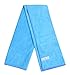 HOPESHINE Microfiber Sports Towel Soft Travel Towels Fast Drying Gym Towels 3-Pack 16inch X 32inch (Dark Blue+Light Blue+Grey)
