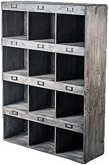 Oohlong Market, Oversized 12 Compartment Display Shelf made from Recycled Pine