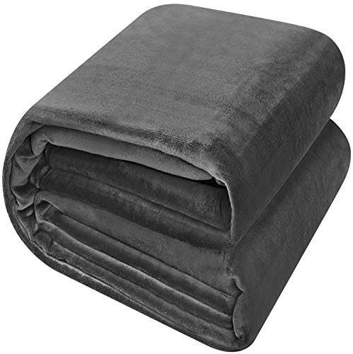 Utopia Bedding Fleece Blanket Twin Size Burgundy 300GSM ...