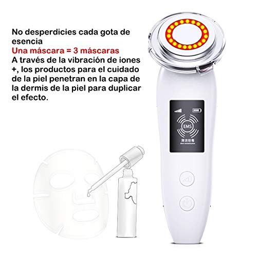 Strumento portatile di bellezza del viso per il sollevamento del viso, la rimozione delle rughe, la cura della pelle, la promozione efficace della crema e l\'assorbimento