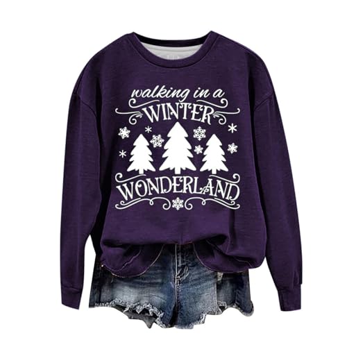 Women Plus Size Funny Christmas Shirts for Women