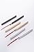 Lip Brush, Retractable Lip Brush with Cap Portable Applicators for Lipstick Lip Gloss Professional Natural Bristles Makeup Brush Tool (Gold)