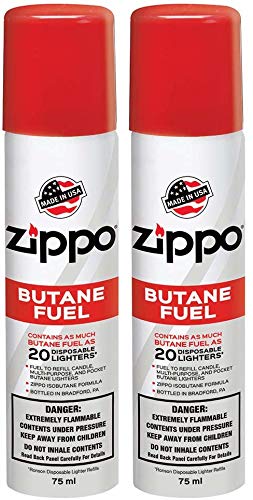 Zippo Butane Fuel, 42 Gram Packaging May Vary. – 2 Pack