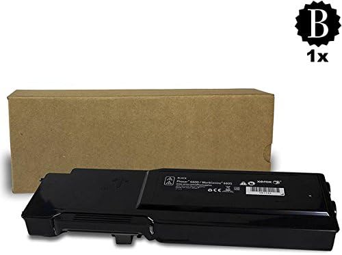 Re-Coded OEM Toner Cartridge Replacement for Xerox Phaser 6600 and Xerox WorkCentre 6605 | 106R02228 - High Yield Black (8,000 Pages)