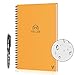 Reusable Smart Erasable Notebook, Heat Wet Erase, Waterproof, Wirebound Notebook, Spiral Notebook, Wide Ruled Paper, Dot Grid Paper, Blank Paper, Erasable Pen, Cloud Storage, 60 Pages, B5, Yellow