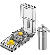 JohnBee Pill Cutter for Small or Large Pills - The Best Multiple Pill Splitter Ever - Design in T...