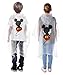 Disney Mickey Mouse Rain Poncho Hoodie Front Back Print (Mickey - Youth)