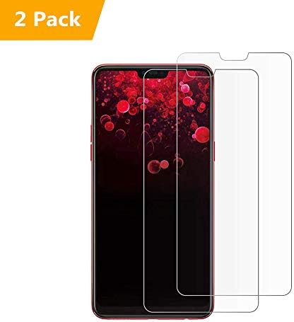 Oppo F7 Screen Protector, 9H Hardness HD Clear Bubble Free Installation High Responsivity Tempered Glass Screen Protector for Oppo F7 [2 Pack]