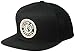 Brixton Men's Rival Medium Profile Adjustable Snapback Hat, black/off white, One Size